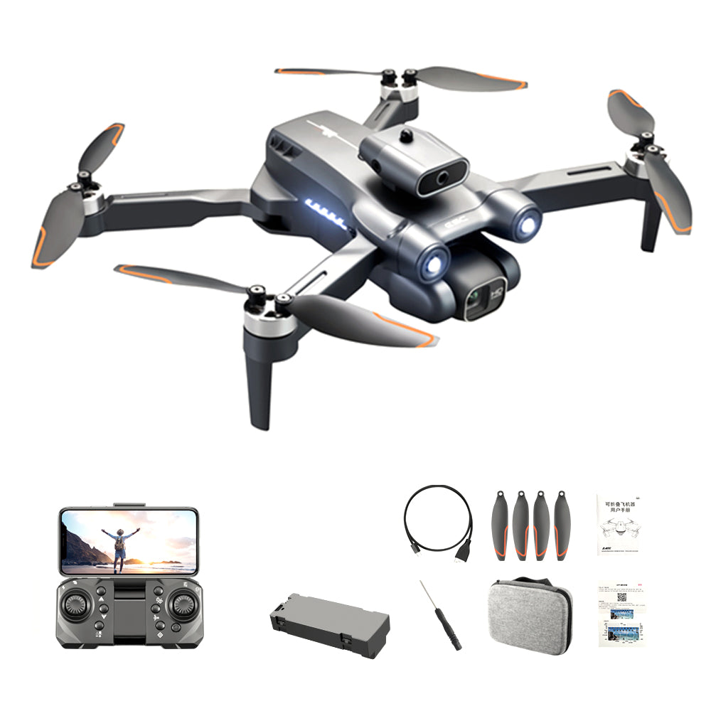 LSRC-S1S 480P Folding RC Drone Obstacle Avoidance Aircraft Aerial Photography Brushless Aircraft with Headless Mode LSRC-S1S 480P Folding RC Drone Obstacle Avoidance Aircraft Aerial Photography Brushless Aircraft with Headless Mode
